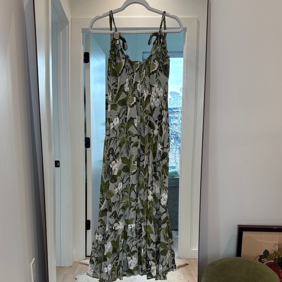 Reformation “Nikita” Green Floral Dress - Picture 5 of 5